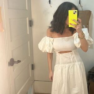 NWT Anthropologie off-the-shoulder dress